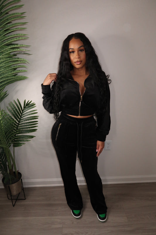 Black tracksuit